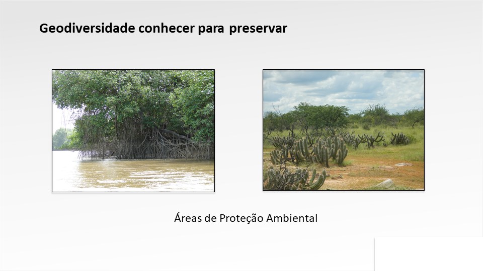 Geodiversidade - áreas de proteção ambiental